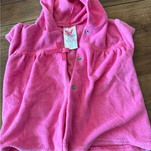 Sol Swim Kids Hooded Pink Coverup